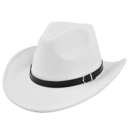 Stylish Unisex Felt Fedora - Winter & Autumn Cowboy Hat for All Occasions