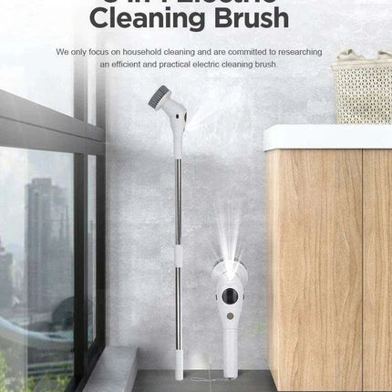 Ultimate Electric Scrubber System with Adjustable Speed and LED Illumination - Comprehensive Home Cleaning Solution