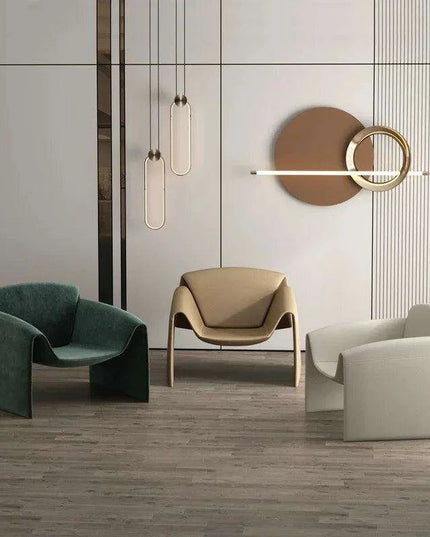 Scandinavian Serenity Space-Saving Luxury Lounge Chair