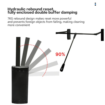 Pull-Down Closet Rod – Hydraulic Buffer, 30kg, Adjustable Width | Très Elite
