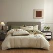 Creamy / 150x200cm / 3 pcs (1 pc Duvet cover + 2 pcs Pillow Shams)