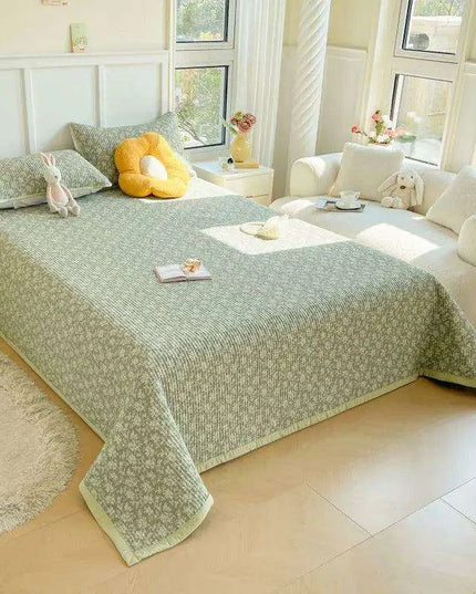 Chic Cotton Bedspreads for Double and Queen Size Beds - Cozy Princess-Inspired Covers for a Stylish Bedroom Retreat