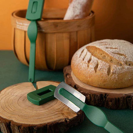 Precision French Bread Slicing Knife: Comfortable Ergonomic Cutter for Perfect Cuts