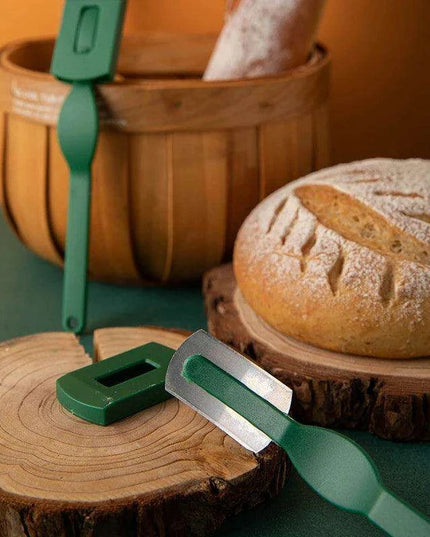 Precision French Bread Slicing Knife: Comfortable Ergonomic Cutter for Perfect Cuts