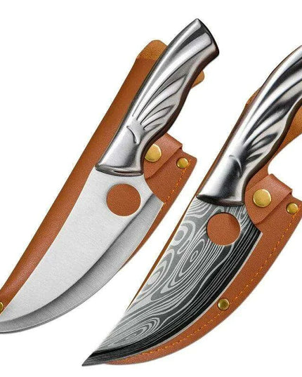 Serbian Artisan Steel Chef Knife Set with Comfortable Wooden Handles - Unmatched Quality Blades