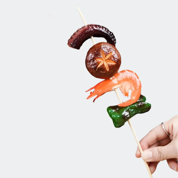 Realistic Barbecue Simulation Skewers for Creative Cooking Displays and Fun Play