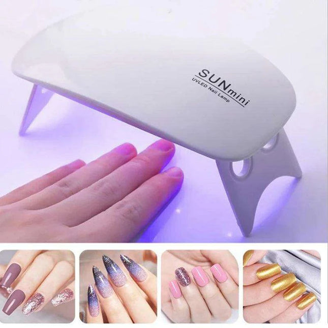 Portable 6W USB LED Nail Curing Lamp - Salon-Quality Manicures Anytime, Anywhere