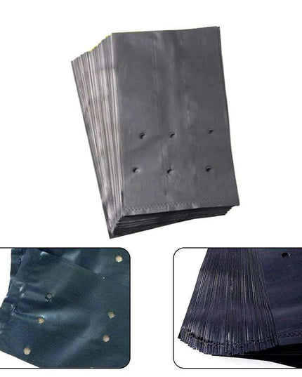 100 Eco-Friendly PE Planting Bags for Optimal Plant Growth - Ideal Nursery Solution for All Gardeners