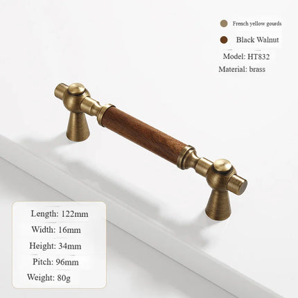 Walnut Cabinet Handles Brass Kitchen Cupboard Door Pulls Wooden Drawer Knobs Wardrobe Door Knob Furniture Hardware walnut-cabinet-handles-brass-kitchen-cupboard-door-pulls-wooden-drawer-knobs-wardrobe-door-knob-furniture-hardware-4