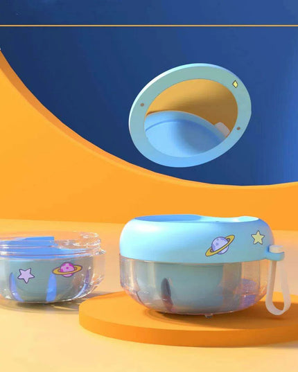 Y-Kelin Stylish Denture Care Kit with Complimentary Cleaning Tablets in Four Vibrant Colors