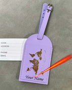 purple tags engrave