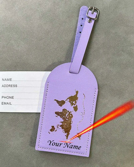 Custom Engraved Passport Holder for Adventurous Couples - Elegant Travel Essential