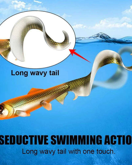 Eel-Inspired Trophy Pike Firebomb Swimbait - Premium Fishing Lure