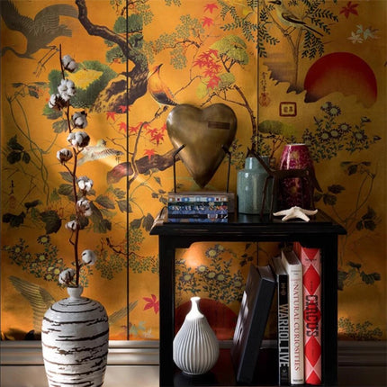 Très Elite Japanese 3D Mural Wallpaper - Flying Bird Design, Custom Im