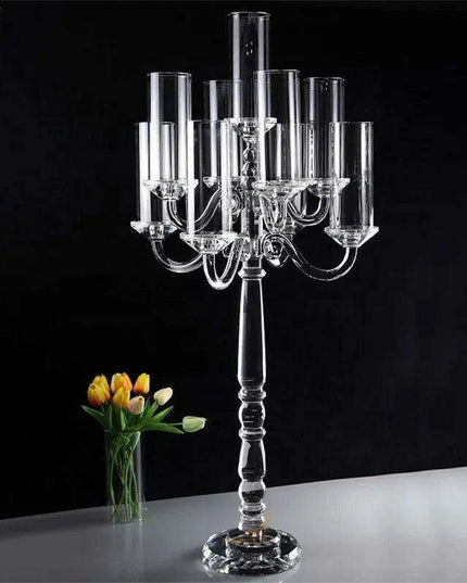 Elegant 9-Arm Tealight Candelabra for Celebrations