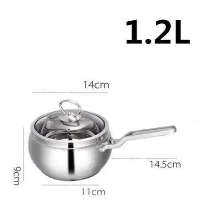Premium Stainless Steel Cooking Pot Set - Essential Cookware for Gourmet Soups and More