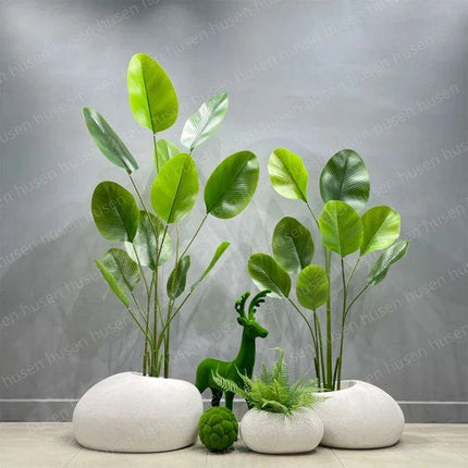 European Chic Tree-Adorned Floor Vase Set for Elegant Decor