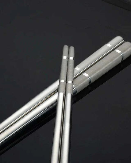 Eco-Friendly Reusable Stainless Steel Chopsticks for Asian Cuisine
