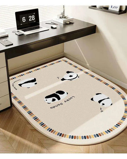 Playful Cartoon Non-Slip Chair Mat - Fun and Functional Office Accessory
