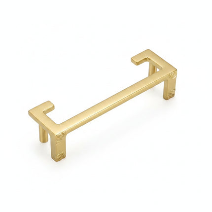 Solid Brass Cabinet Pull — Minimalist Handle for Wardrobes, Kitchens & Wine Cabinets