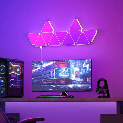 Bluetooth-Controlled RGB Music-Responsive LED Wall Light - Elevate Your Home Ambiance