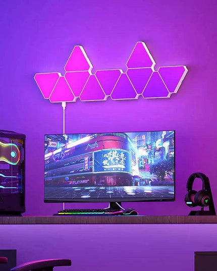 Bluetooth-Controlled RGB Music-Responsive LED Wall Light - Elevate Your Home Ambiance
