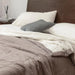 Luxurious Double-Layer Cotton Quilt - Solid Color, Reversible Sleep Companion