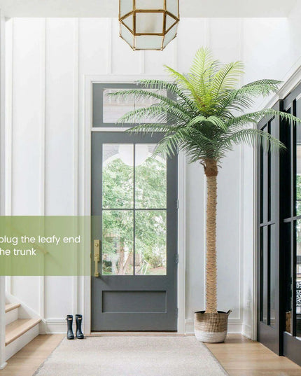 Majestic 8.2FT Faux Palm Tree - Luxurious Indoor and Outdoor Decorative Accent for Home and Office Spaces