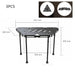 Versatile Portable Folding Aluminum Table for All-Season Outdoor Activities