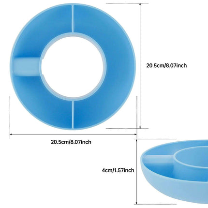 Ultimate 3-Compartment Snack Bowl for 40oz Tumblers