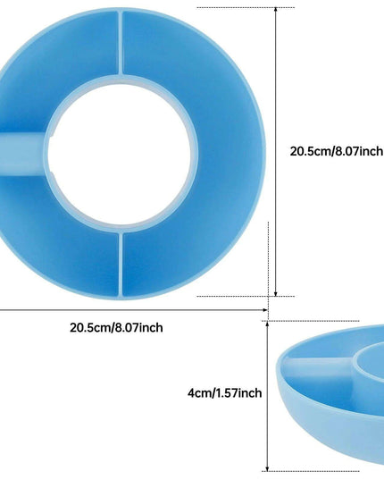 Ultimate 3-Compartment Snack Bowl for 40oz Tumblers