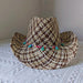 Rose Red Cowboy Straw Hat - Adjustable Wide Brim Sun Hat for All Seasons