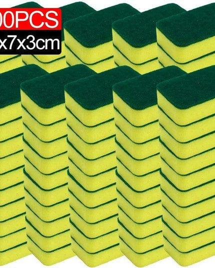 Super-Absorbent Versatile Cleaning Sponges - Effective Dish Brushes for Stubborn Stains and Pot Scrubbing (Multiple Pack Sizes Available)