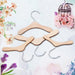10-Piece Wooden Dog Clothing Hangers - Sturdy and Lightweight Pet Apparel Organizers