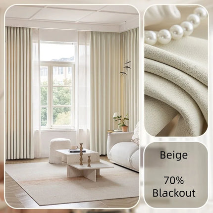 Byetee 310cm Thermal Insulated Blackout Curtains - Room Darkening, 70-