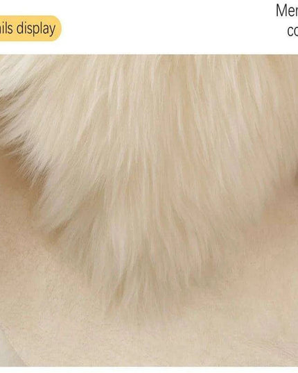 Luxurious Genuine Sheepskin Shag Rug for Ultimate Comfort - Soft, Plush Carpet for Sofa and Chair
