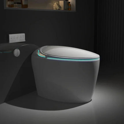 Light Oxygen Smart Toilet Bidet - Auto Open/Close, One-Piece Design