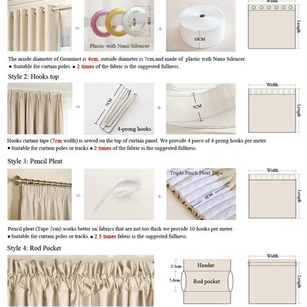 Luxury Pink Velvet Curtains with Tassel