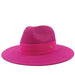 Chic Macaron White Straw Hat for Summer Travel - Essential Sun Protection for Beach Days 2023