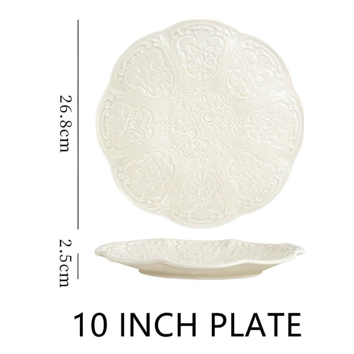 Elegant Palace Relief Ceramic Tea and Coffee Collection for Discerning Connoisseurs