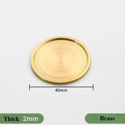Brass Decorative Furniture Inlay Sheet — Hollow Carved Golden Panel, Sold as 1 or 2 Pieces