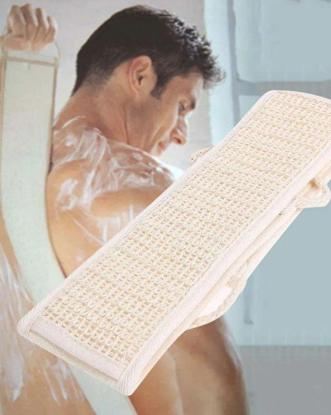 Revitalizing Natural Loofah Back Scrubber Set for an Indulgent Shower Experience