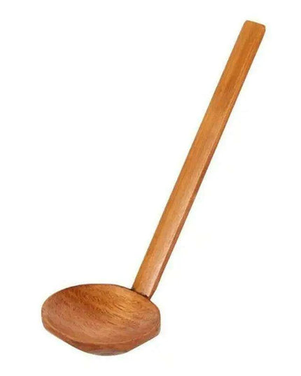 Sophisticated Long-Handled Wooden Spoon for Culinary Masterpieces and Ramen Delights