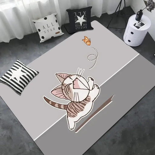 Pampered Kitty Luxury Comfort Rug Collection with Non-Slip Backing | Elevate Your Home and Feline Experience