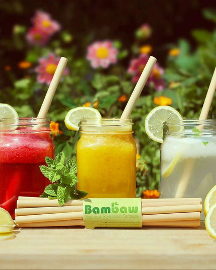 Sustainable Bamboo Drinking Straws - Stylish, Safe, and Eco-Friendly for a Greener Tomorrow
