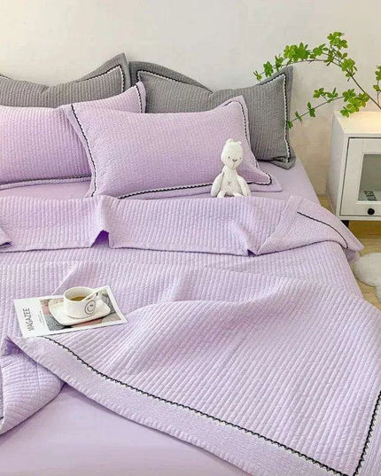 Elegance Princess Summer Quilt Set with Skin-Friendly Comforter