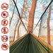 Ultimate Adventure Hammock: Weatherproof with Mosquito Net and Canopy Protection