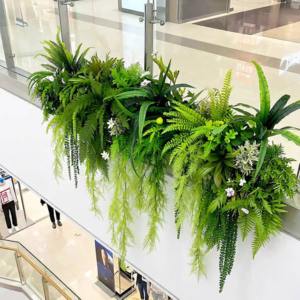 Artificial Green Plant Wall Hanging Decor, Simulation Plant Vine Water