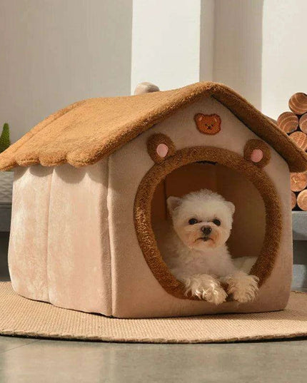 Cozy Travel Nest Bed for Small Pets - Ultimate Plush Comfort Retreat