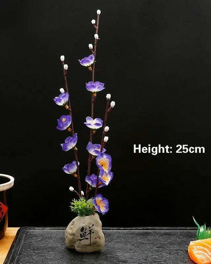 Elegant Floral-Inspired Sushi Serving Set for Luxurious Dining